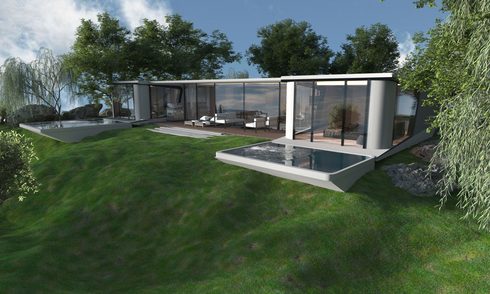 OHO Prefab Cabin Exterior